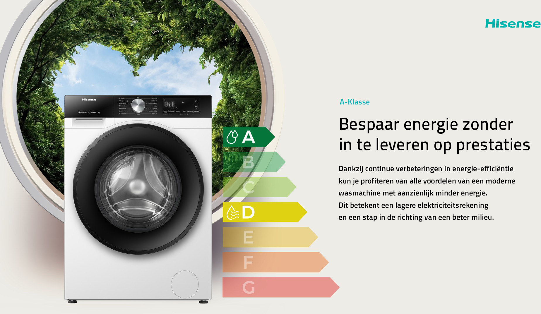 HISENSE wasmachine - WF3S9045BW3/BLX