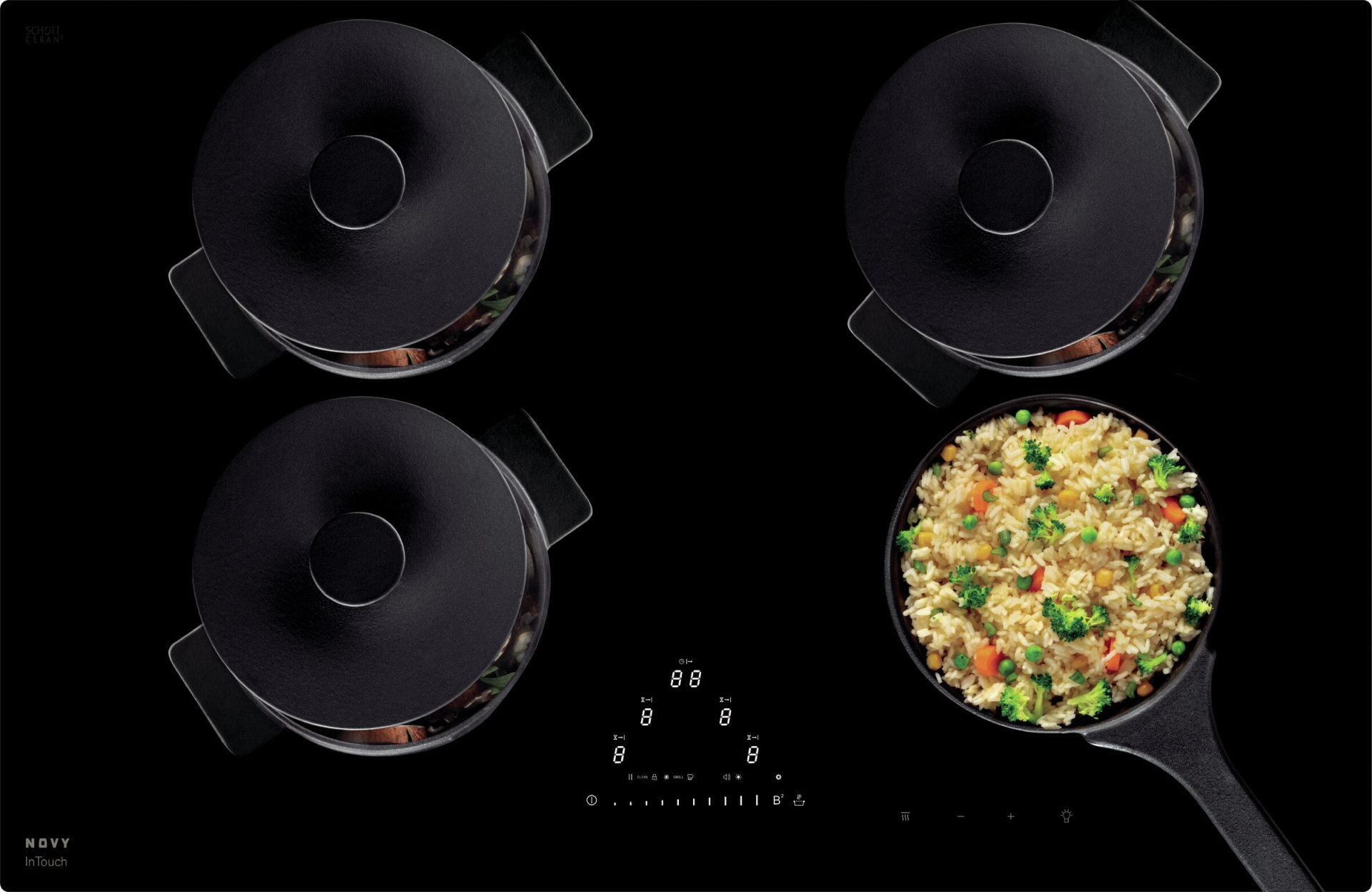 NOVY inductiekookplaat - 80cm - 1775
