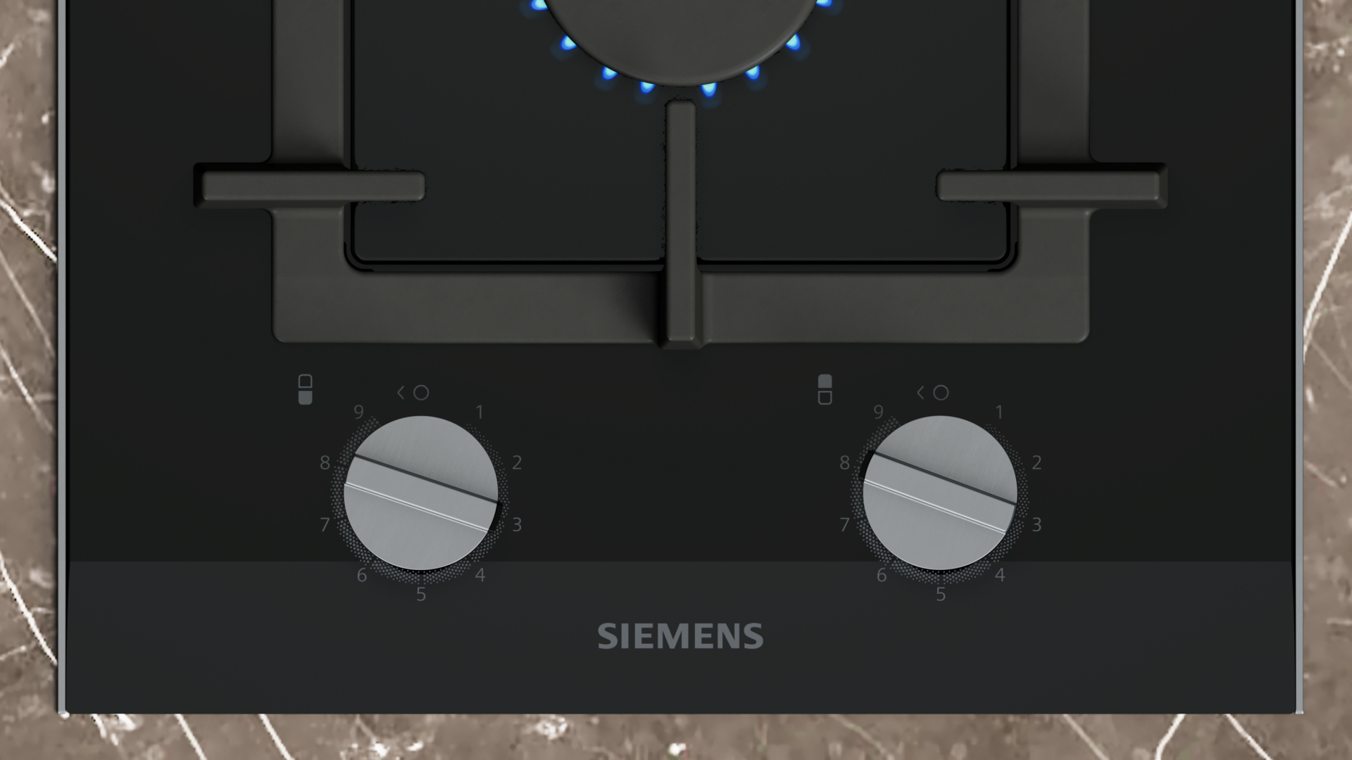 SIEMENS IQ700 gaskookplaat - domino - ER3A6BI40