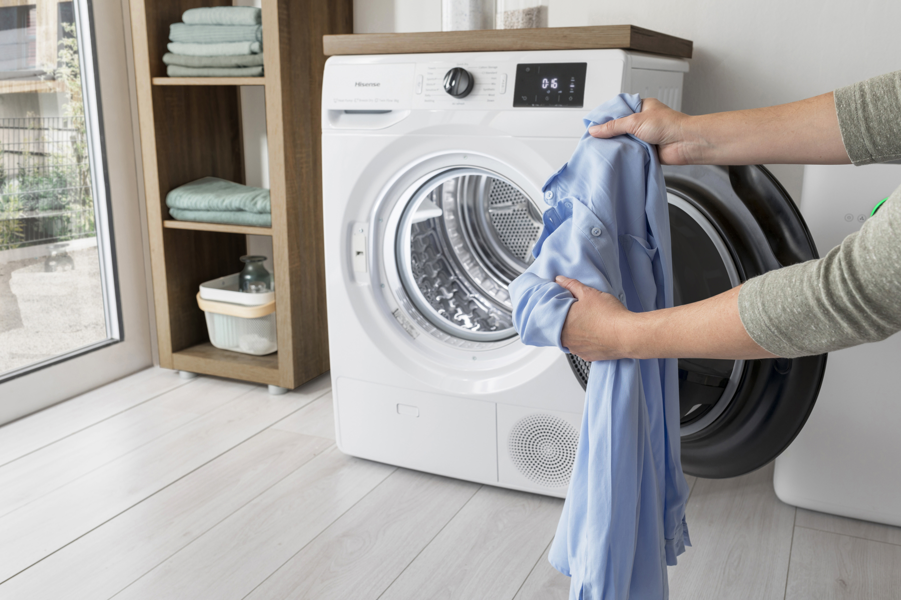 HISENSE droogkast - warmtepomp - DH3V903UW/BLX