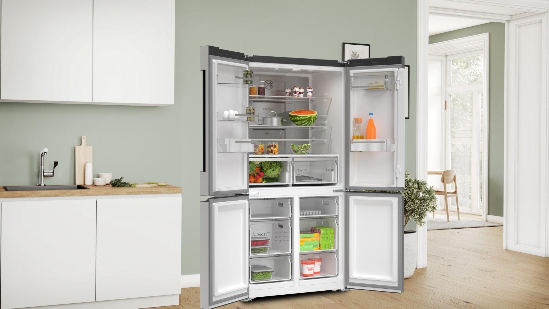 BOSCH SERIE 4 Side-by-side - KFN96APEA