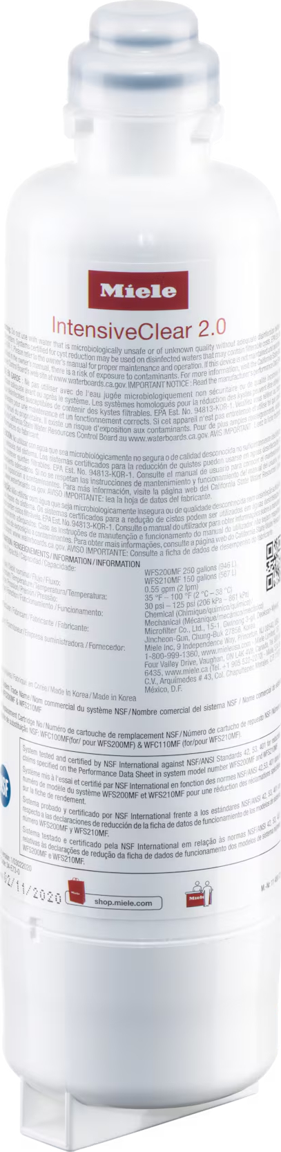 MIELE KWF2000INTENSIVECLEAR2.0EU2S