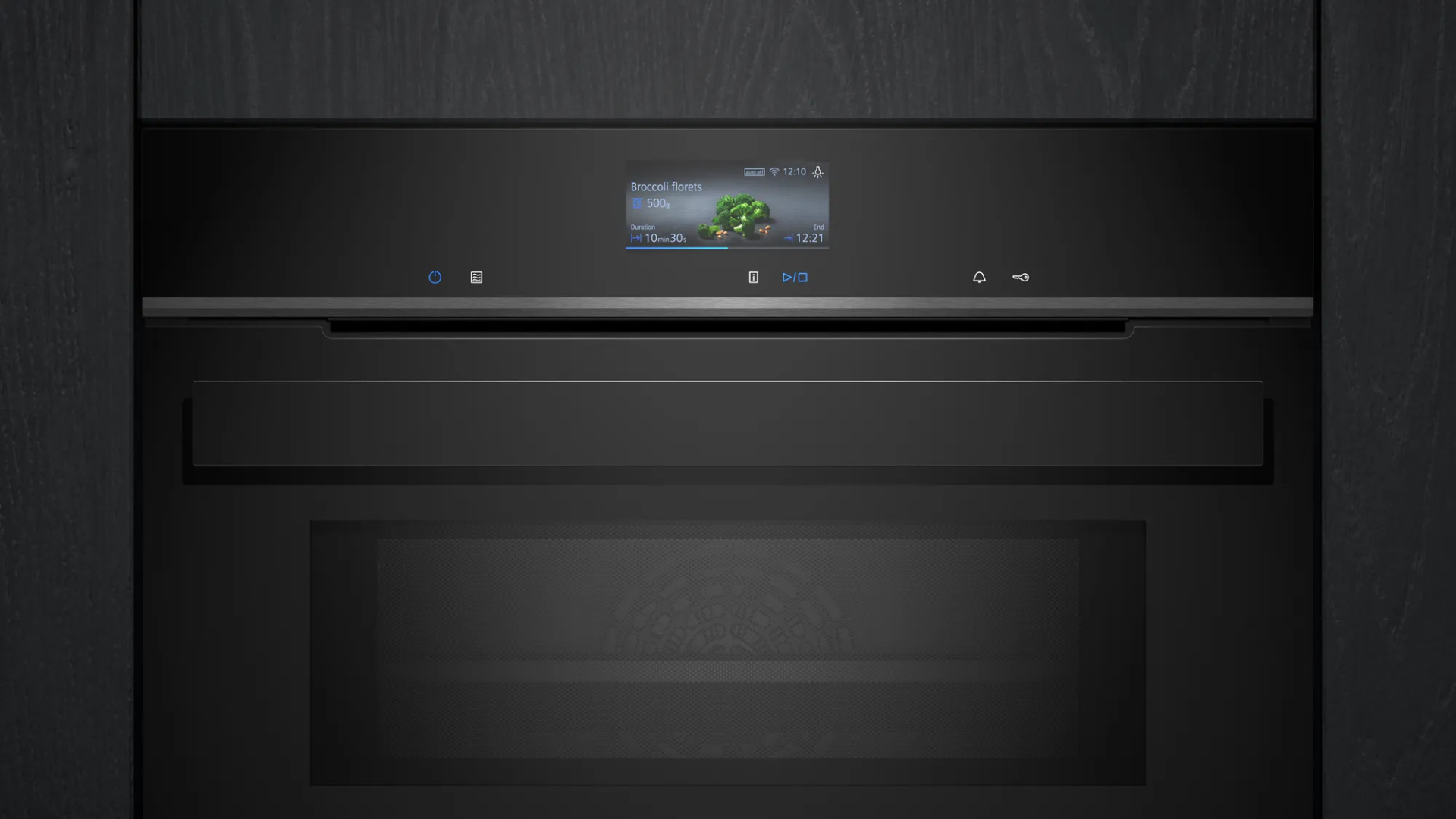 SIEMENS IQ700 multifunctionele oven met microgolfoven - 60cm - HM936GCB1