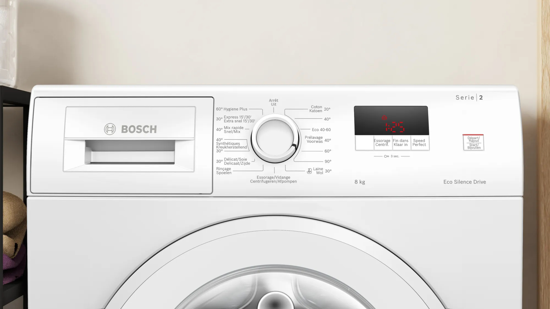 BOSCH SERIE 2 Wasmachine 8 kg - WGE03400FG