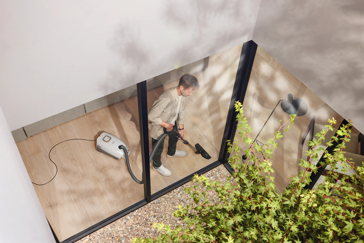 MIELE GUARD stofzuiger met zak - GUARDL1PARQUETBRILLIANTWHITECE