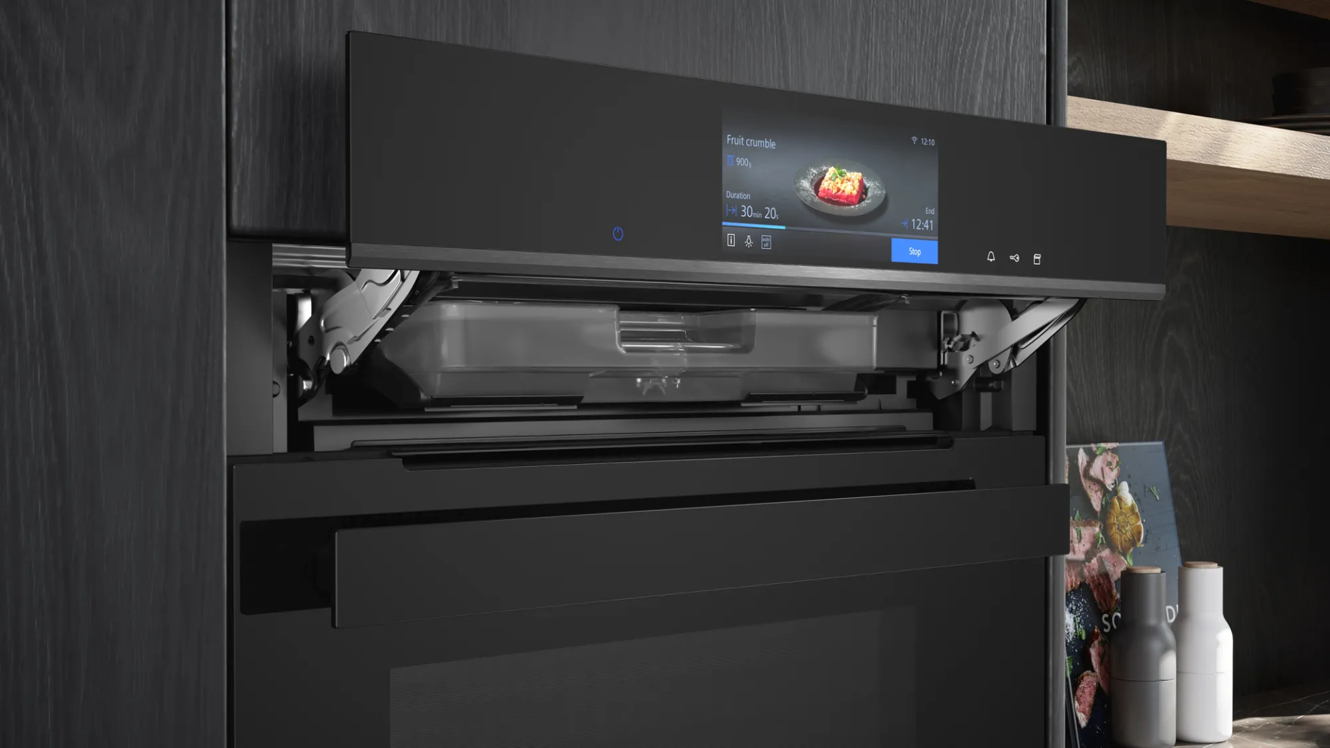 SIEMENS IQ700 multifunctionele oven met stoom - 45cm - CS958GCB1