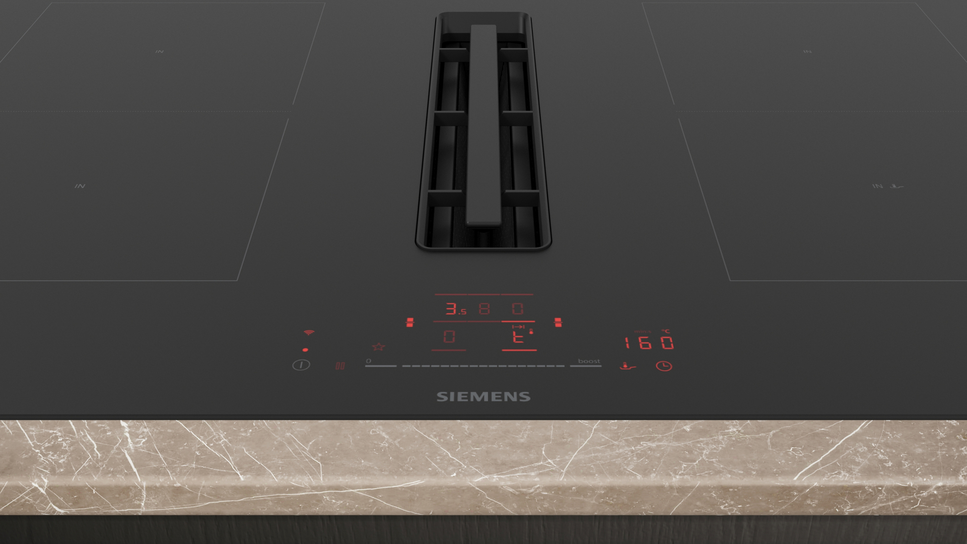 SIEMENS IQ500 kookplaat met afzuiging - 80cm - ED811HQ26E