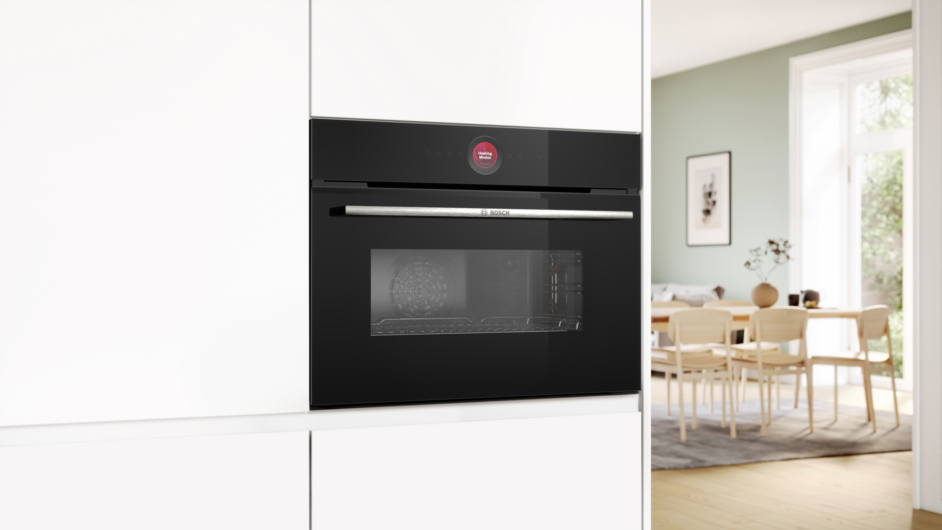 BOSCH SERIE 8 multifunctionele oven met microgolfoven - 45cm - CMG7241B1
