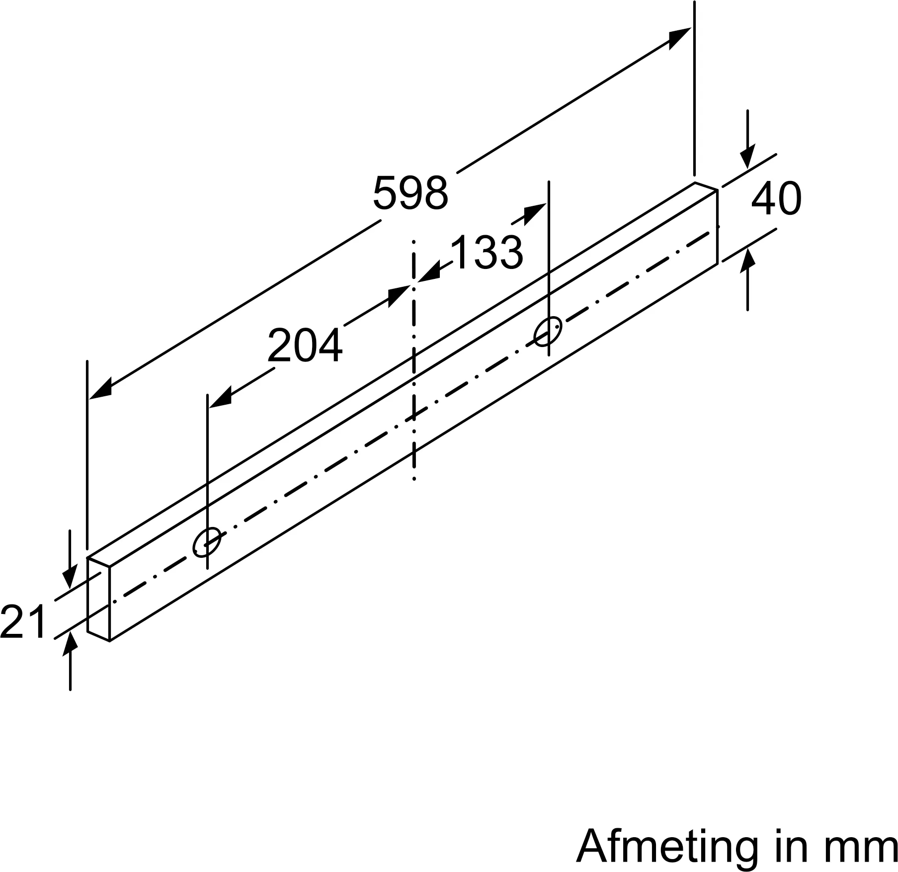 SIEMENS IQ300 telescopische dampkap - 60cm - LI67SB531S