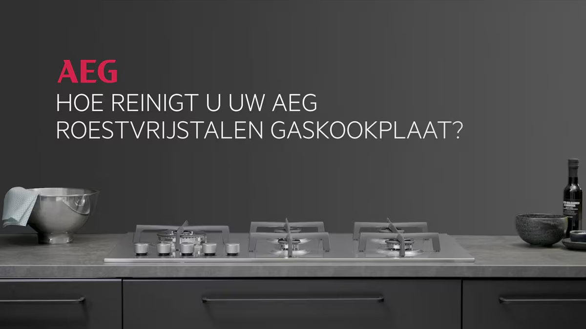 AEG fornuis met gaskookplaat - 60cm - CKB64414BM