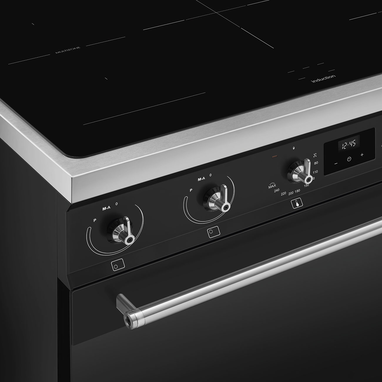 SMEG fornuis met inductie kookplaat - 90cm - C9IMMB2