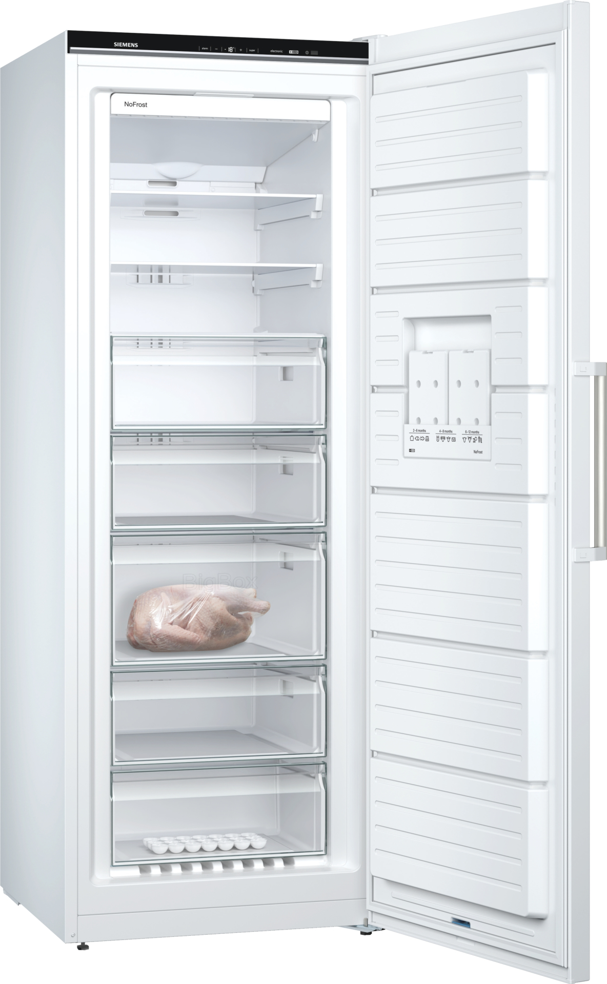 SIEMENS IQ500 vrijstaande vriezer - 191cm - GS58NDWDP