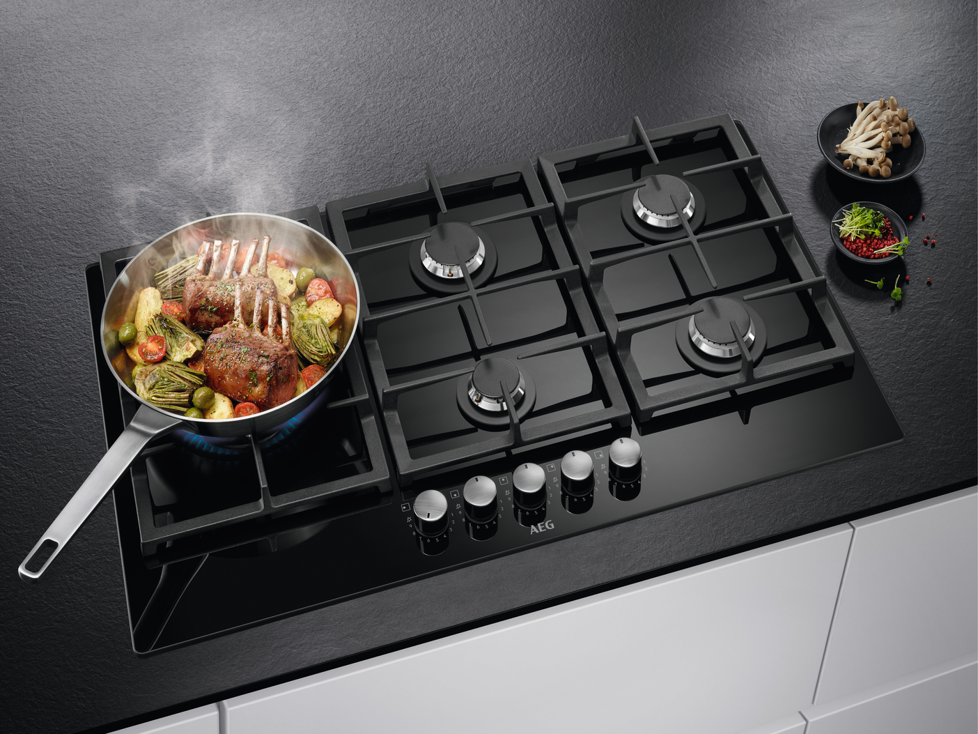 AEG 6000 gaskookplaat - 75cm - HKB75820NB