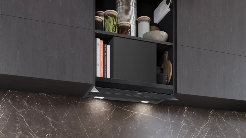 SIEMENS IQ500 geïntegreerde dampkap - 90cm - LJ97BDP60