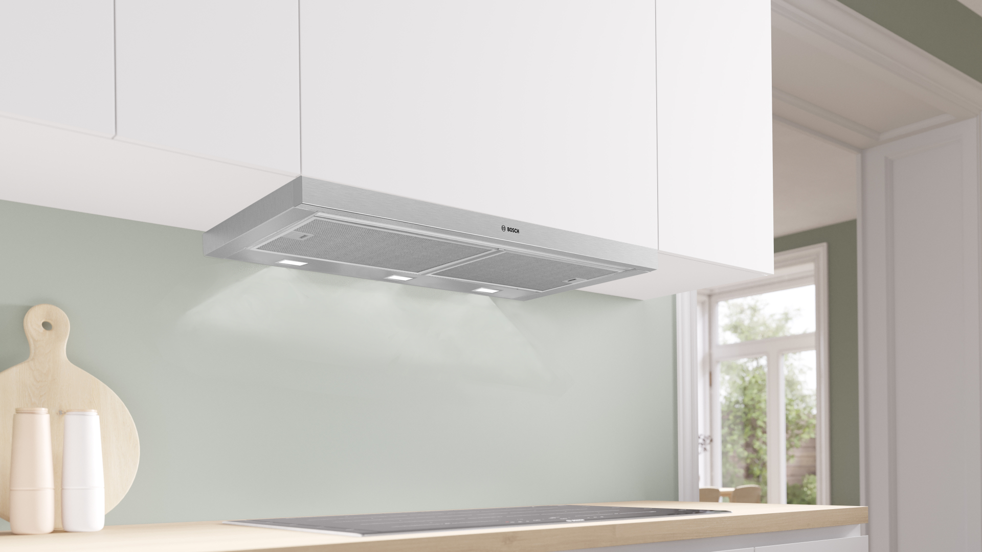 BOSCH SERIE 6 telescopische dampkap - 90cm - DFR097T51