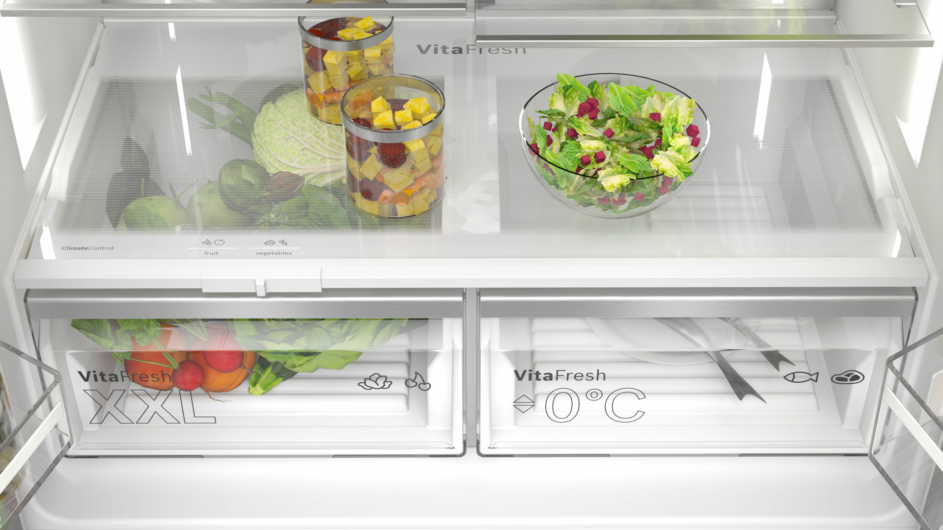 BOSCH SERIE 6 side-by-side - 183cm - KFD96APEA
