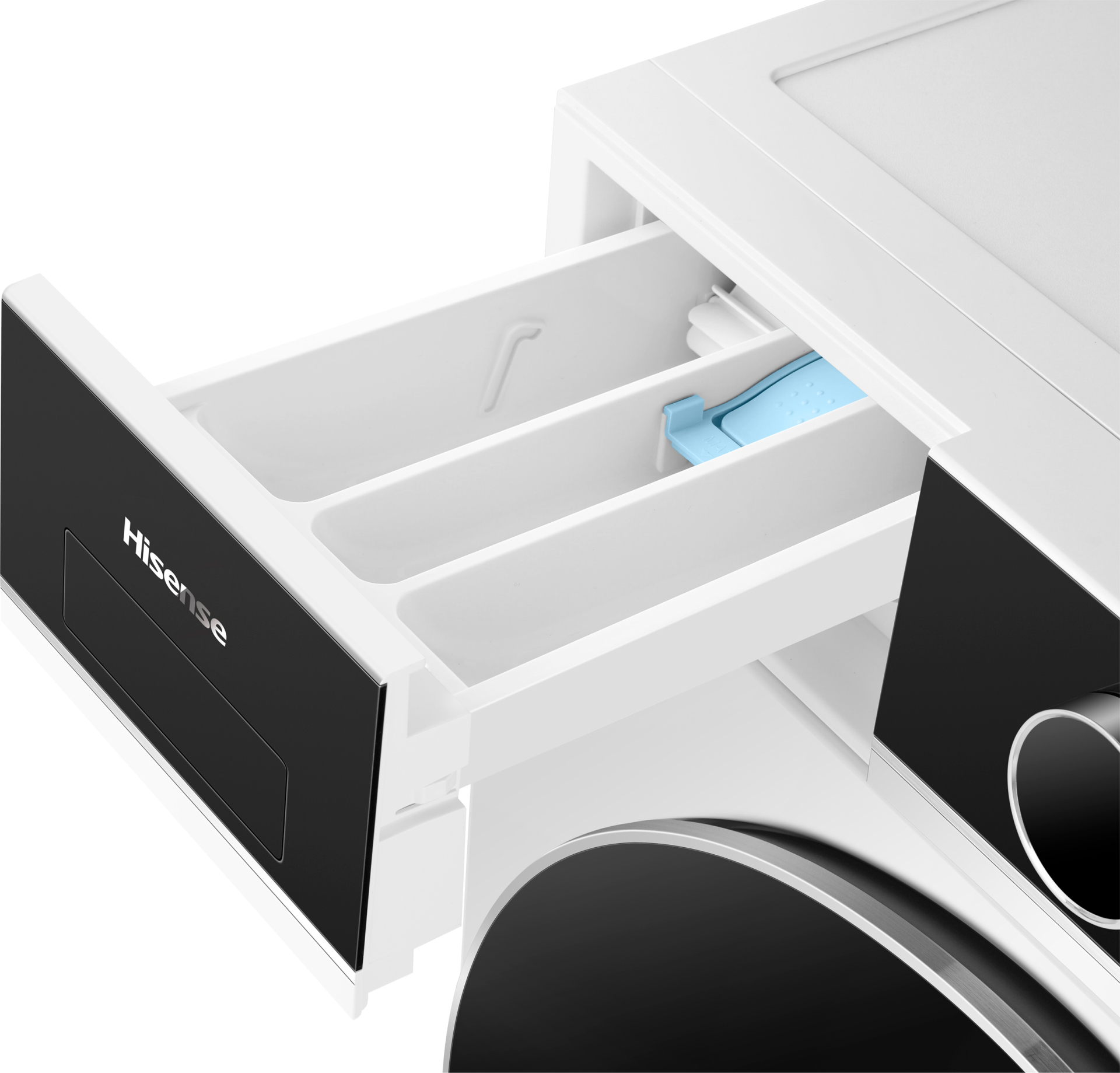 HISENSE was- droogcombinatie - WD5I8043BWF