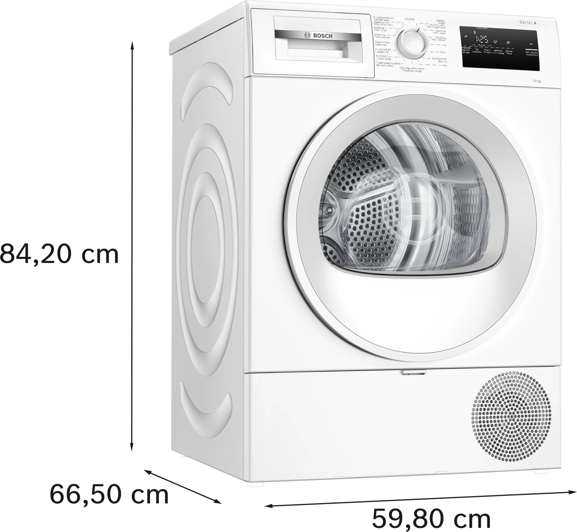 BOSCH SERIE 4 droogkast - WTH8520WFG