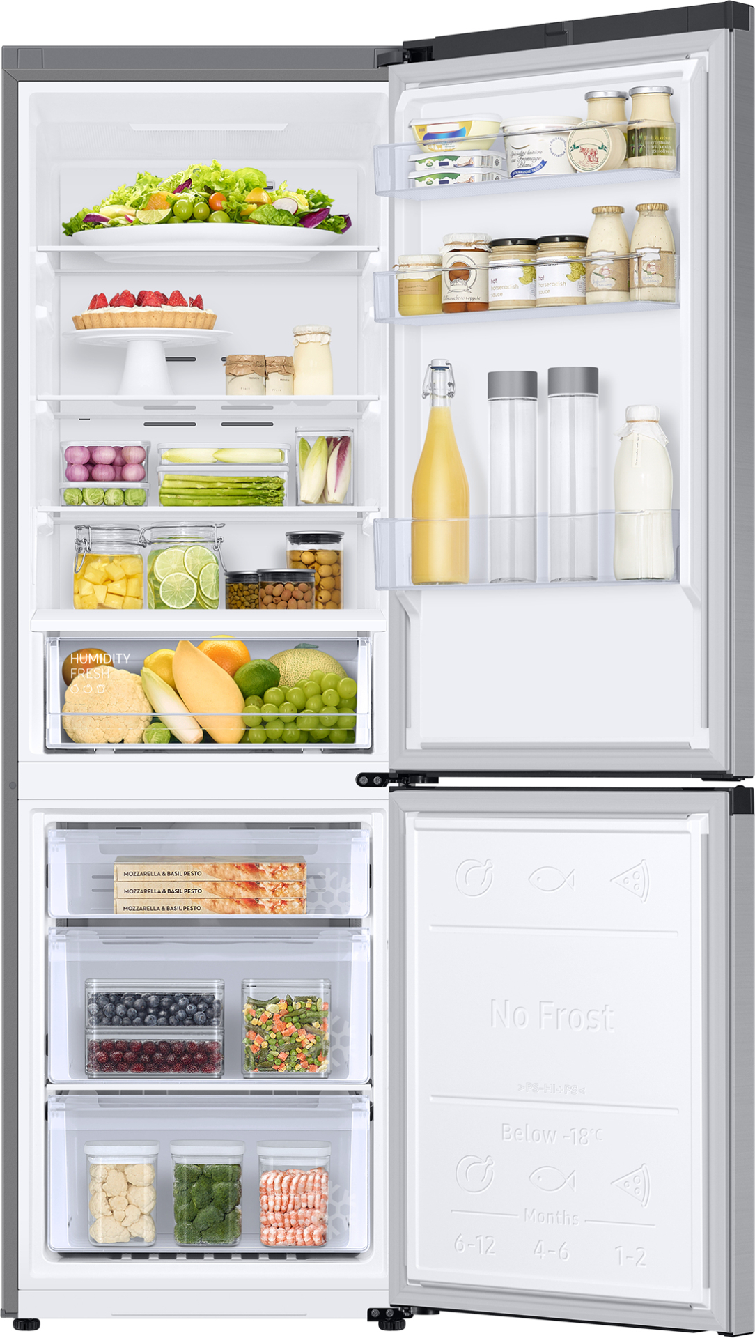 SAMSUNG vrijstaande koel-/vriescombinatie - 185cm - RB34C600CSA/EF