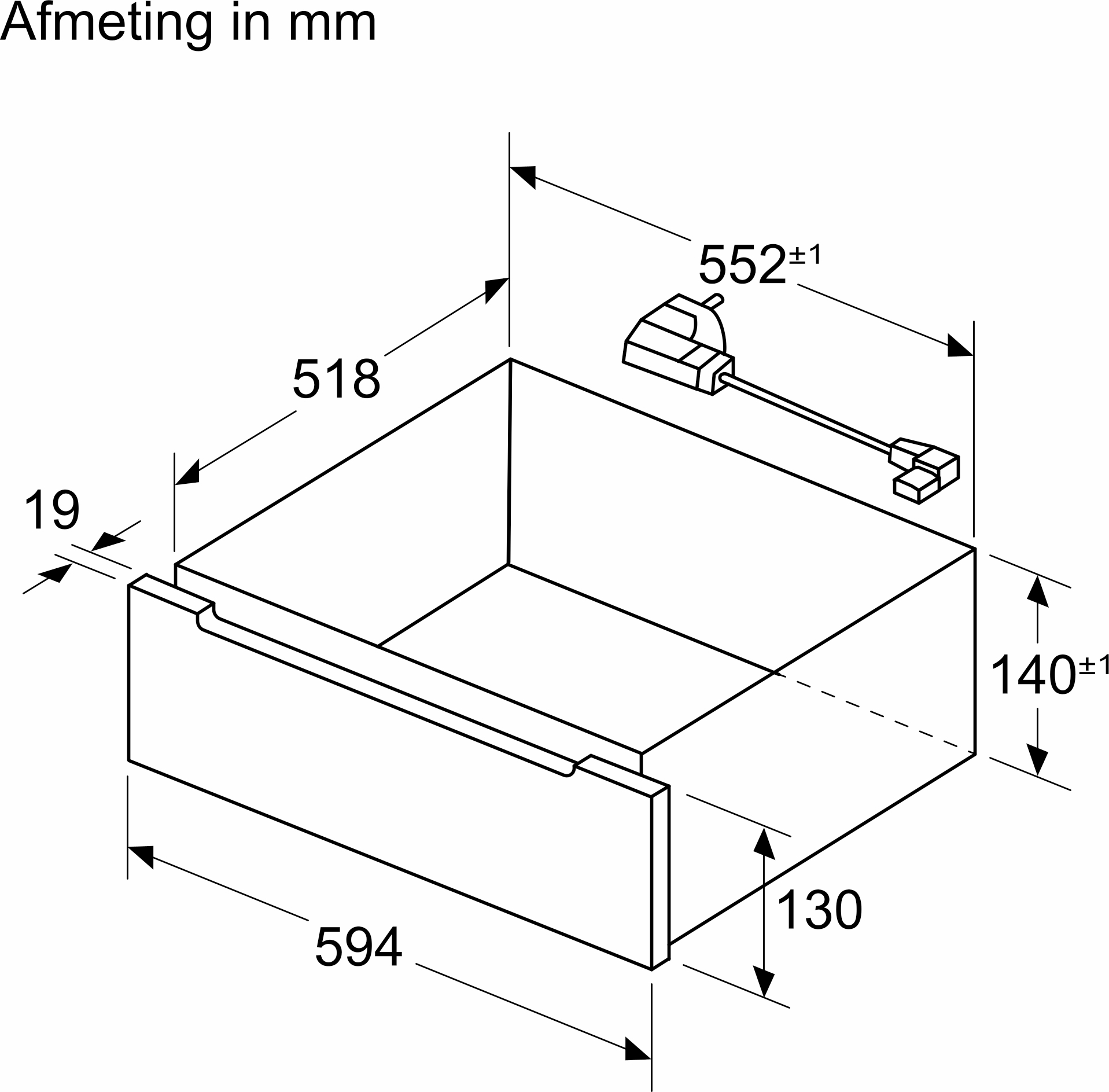 BOSCH warmhoudlade - BDC9111B0