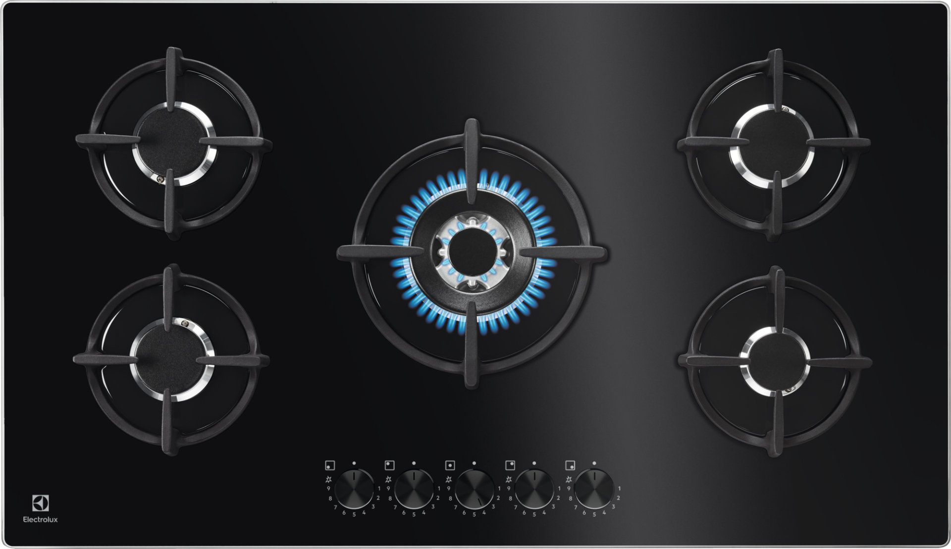 ELECTROLUX 600 gaskookplaat - 90cm - KGG95372K