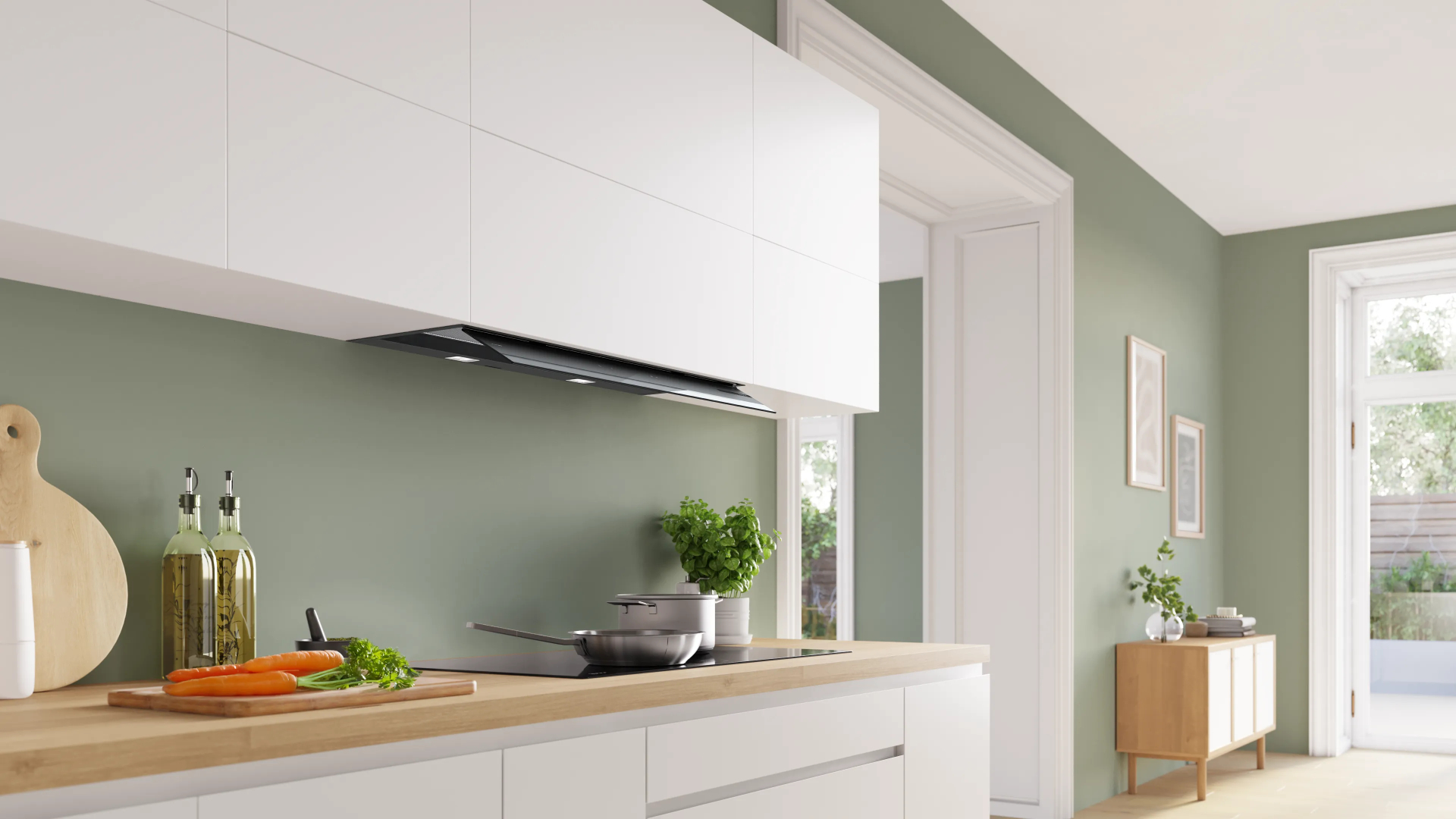 BOSCH SERIE 6 geïntegreerde dampkap - 90cm - DBB97DP65