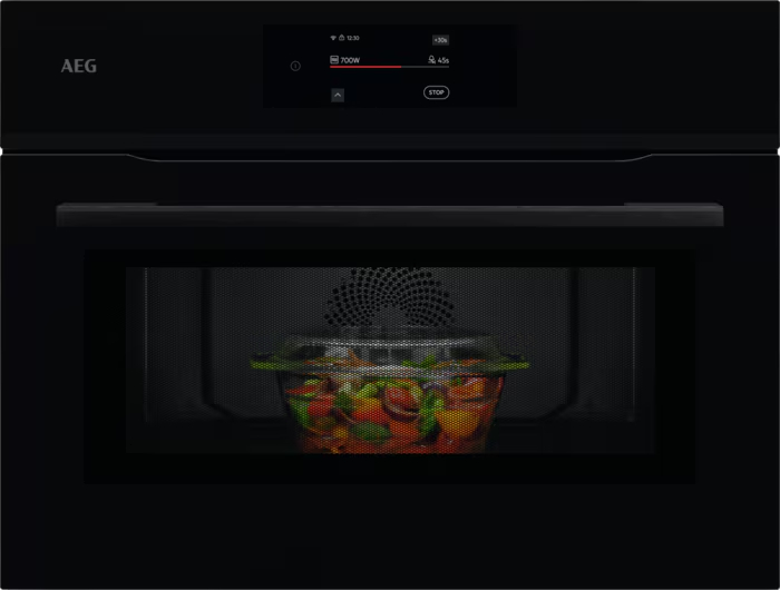 AEG 7000 multifunctionele oven met microgolfoven - 45cm - NKO7N721B