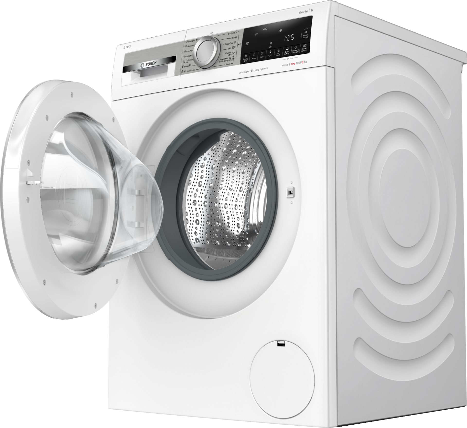BOSCH SERIE 6 Was-droogcombinatie 6 kg - WNG254A9BY