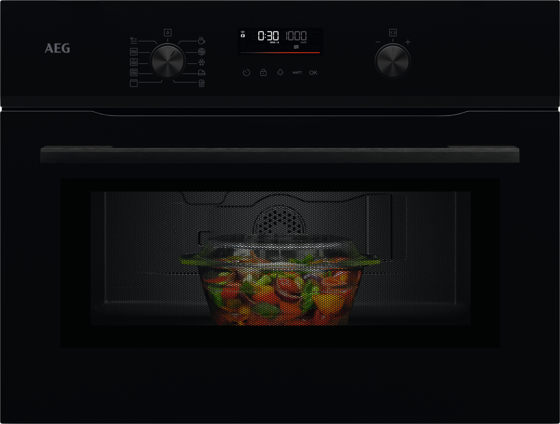 AEG 5000 microgolfoven met grill - 45cm - NKM5N401B