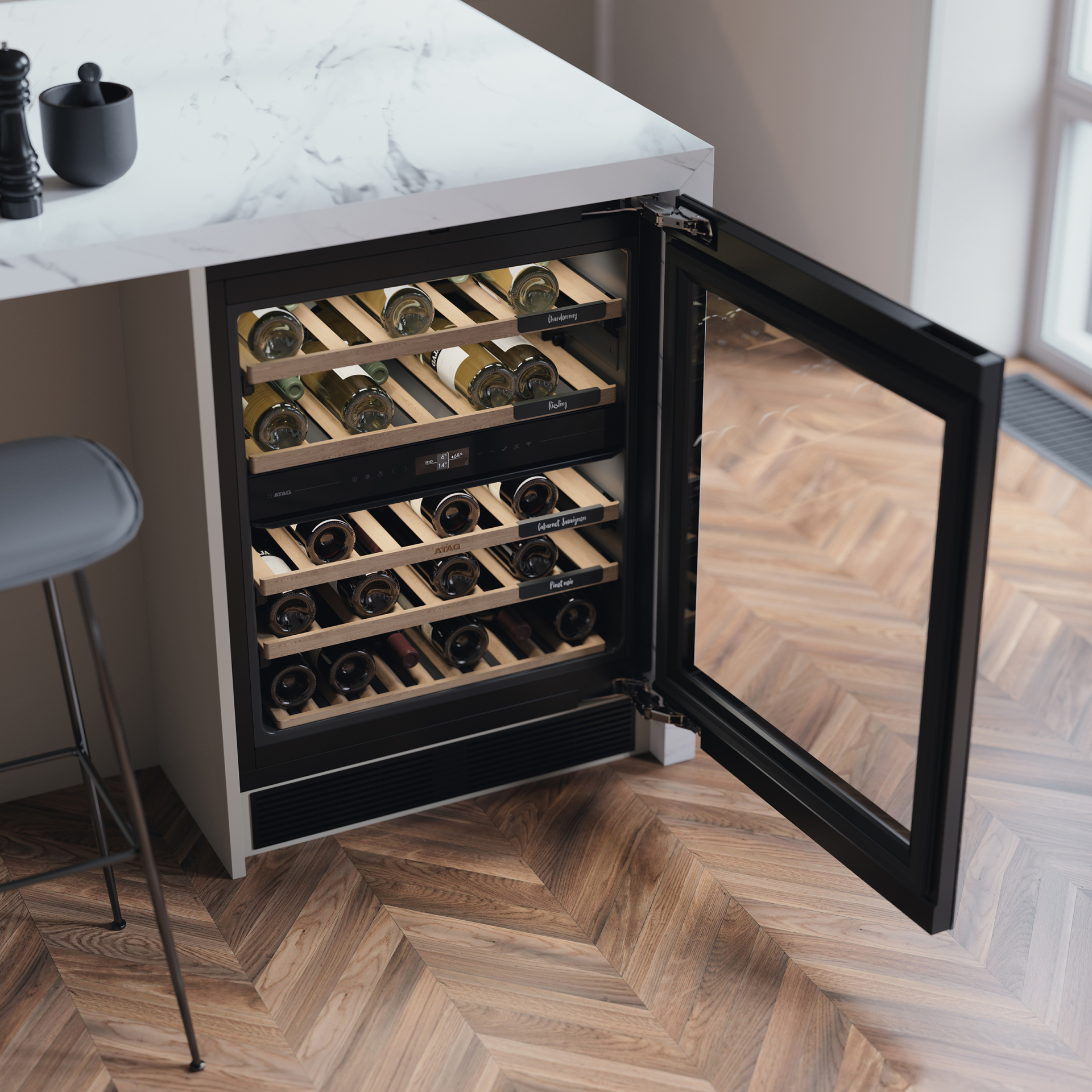 ATAG Inbouw wijnklimaatkast - KU8571K2C