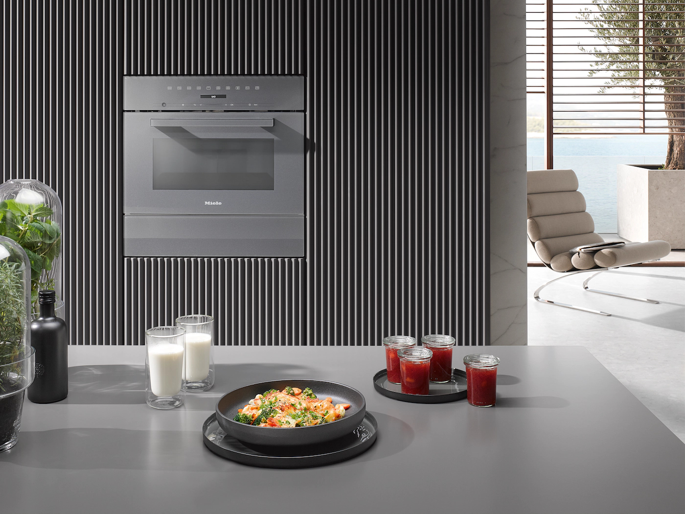 MIELE VITROLINE microgolfoven met grill - 45cm - M7244GRGR
