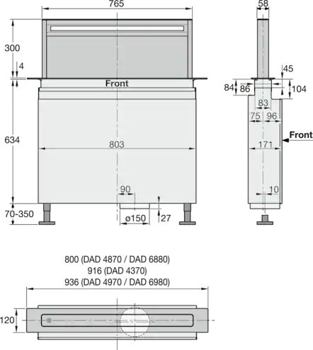 MIELE DAD6880LEVANTARAMBIENT