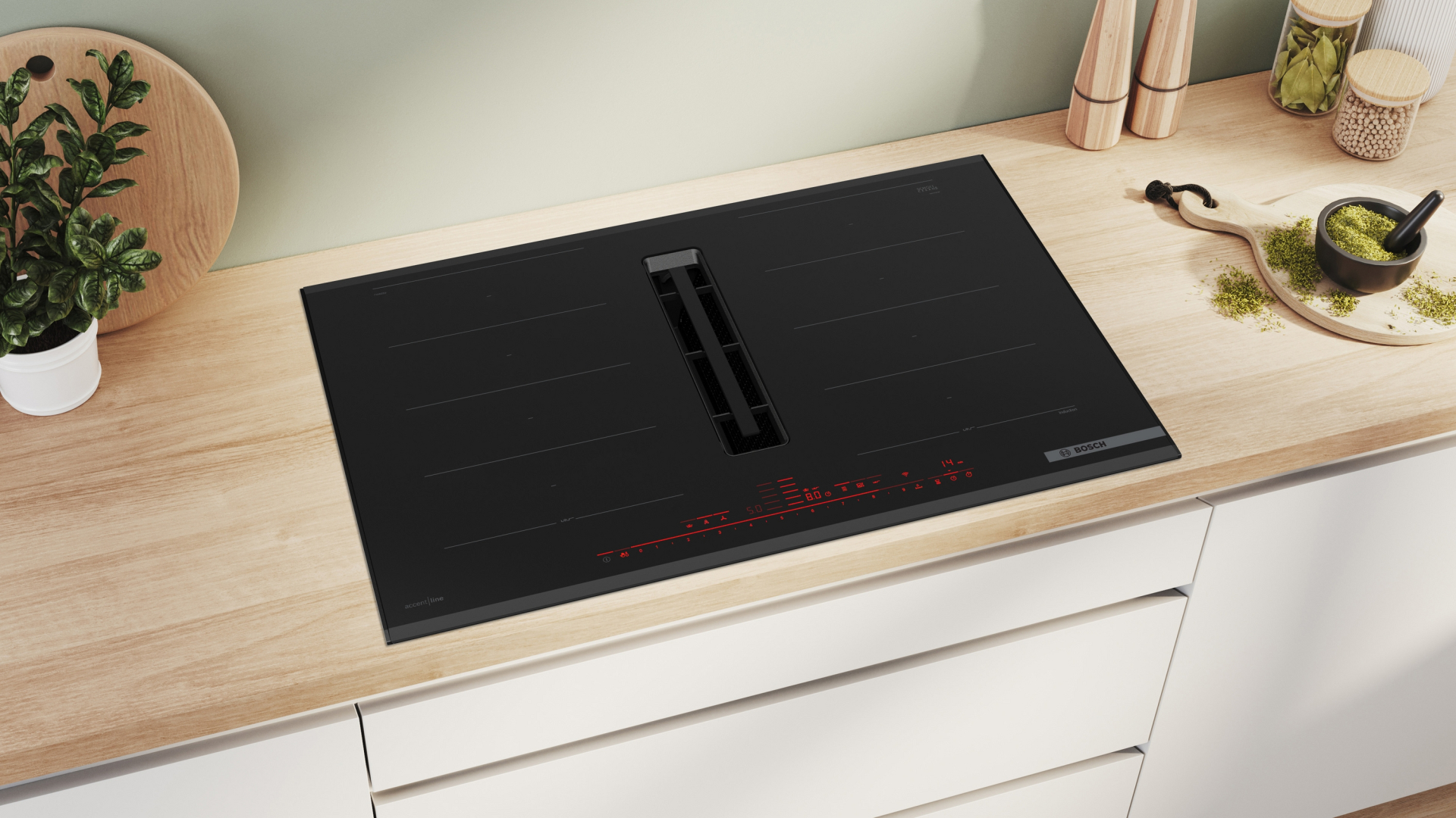 BOSCH SERIE 8 kookplaat met afzuiging - 80cm - PXX895D66E
