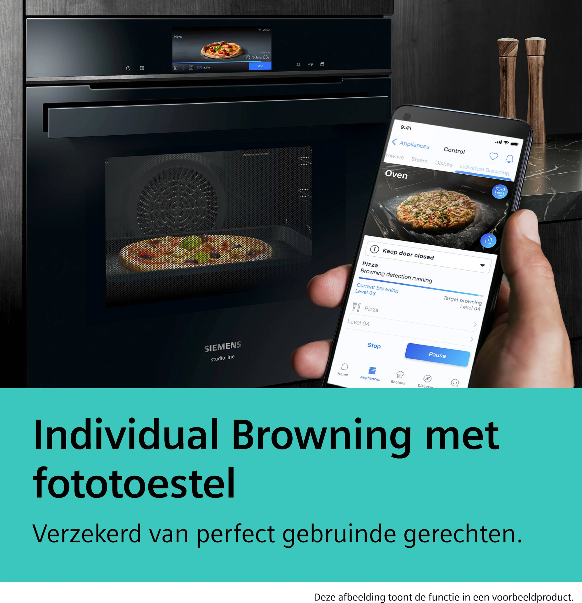 SIEMENS IQ700 multifunctionele oven - combi - 60cm - HN978GQB1