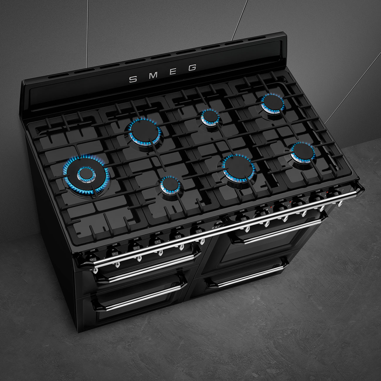SMEG fornuis met gaskookplaat - 110cm - TR4110BL1