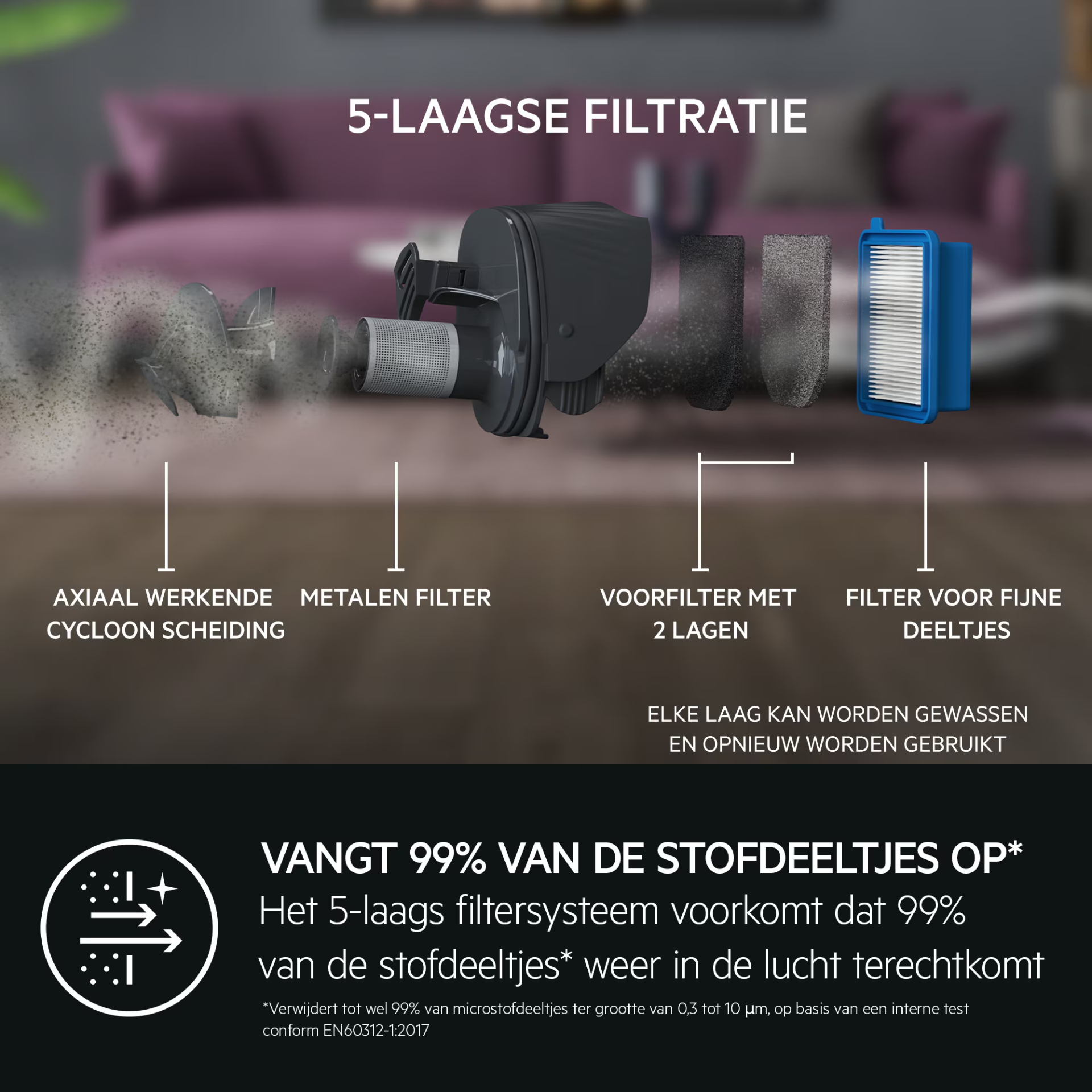 AEG CLEAN 5000 steelstofzuiger - AS52CB18DB