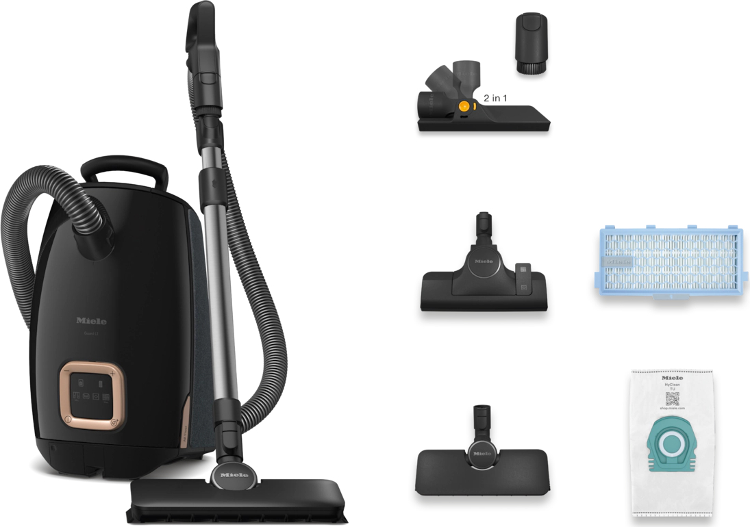 MIELE GUARD stofzuiger met zak - GUARDL1ALLFLOOROBSIDIANBLACKCE