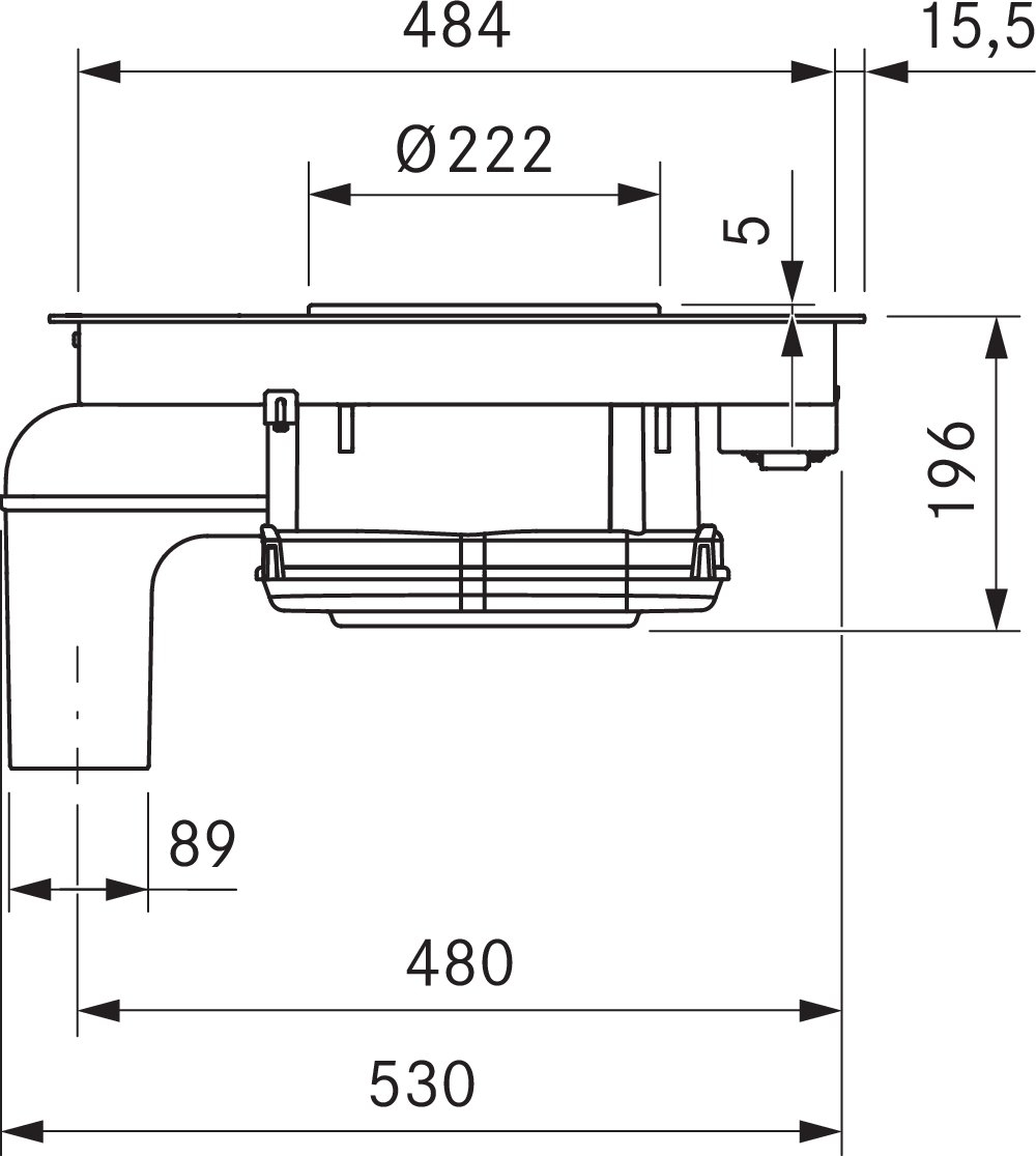 BORA kookplaat met afzuiging - 76cm - BHA