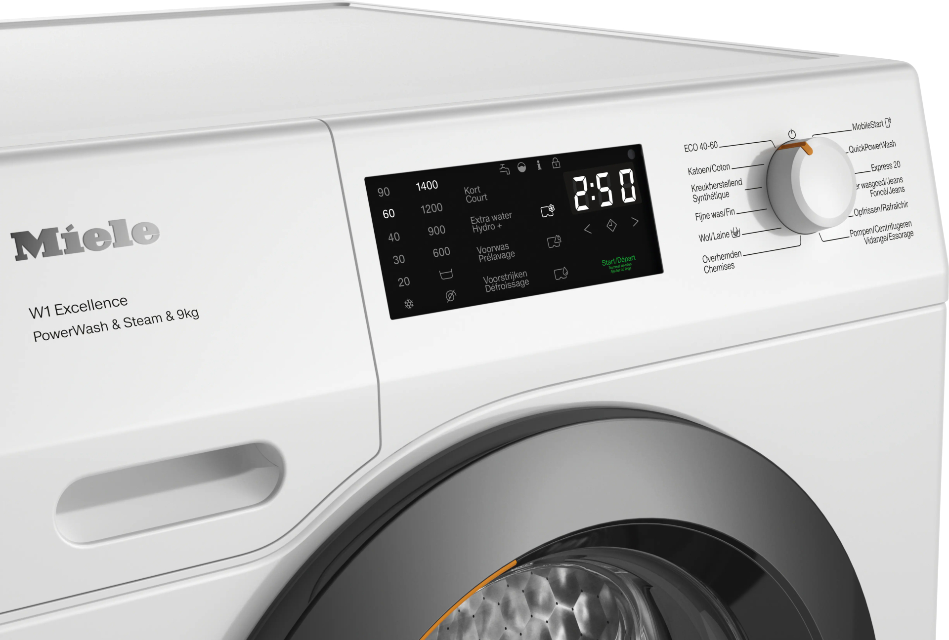 MIELE Wasmachine 9 kg - WED395WCS
