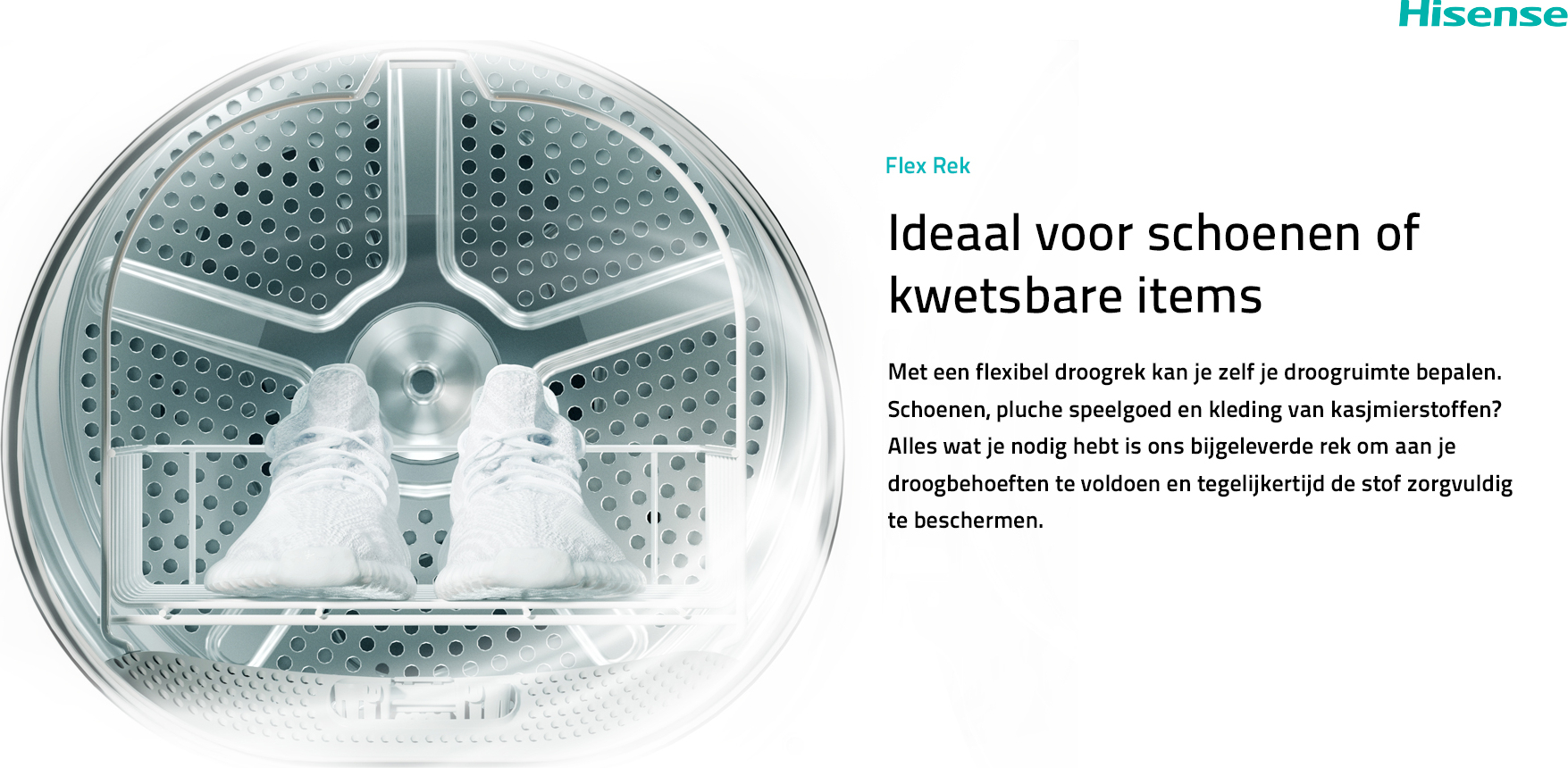 HISENSE droogkast - warmtepomp - DH5S102BW