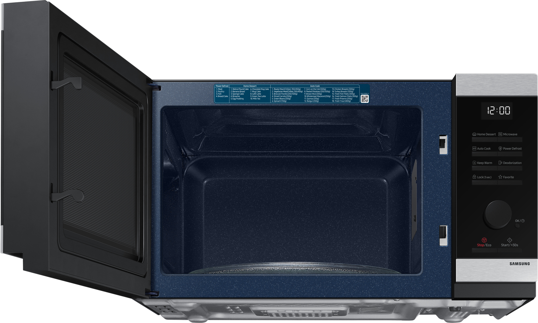 SAMSUNG vrijstaande microgolfoven - 29cm - MS32DG4504ATE1