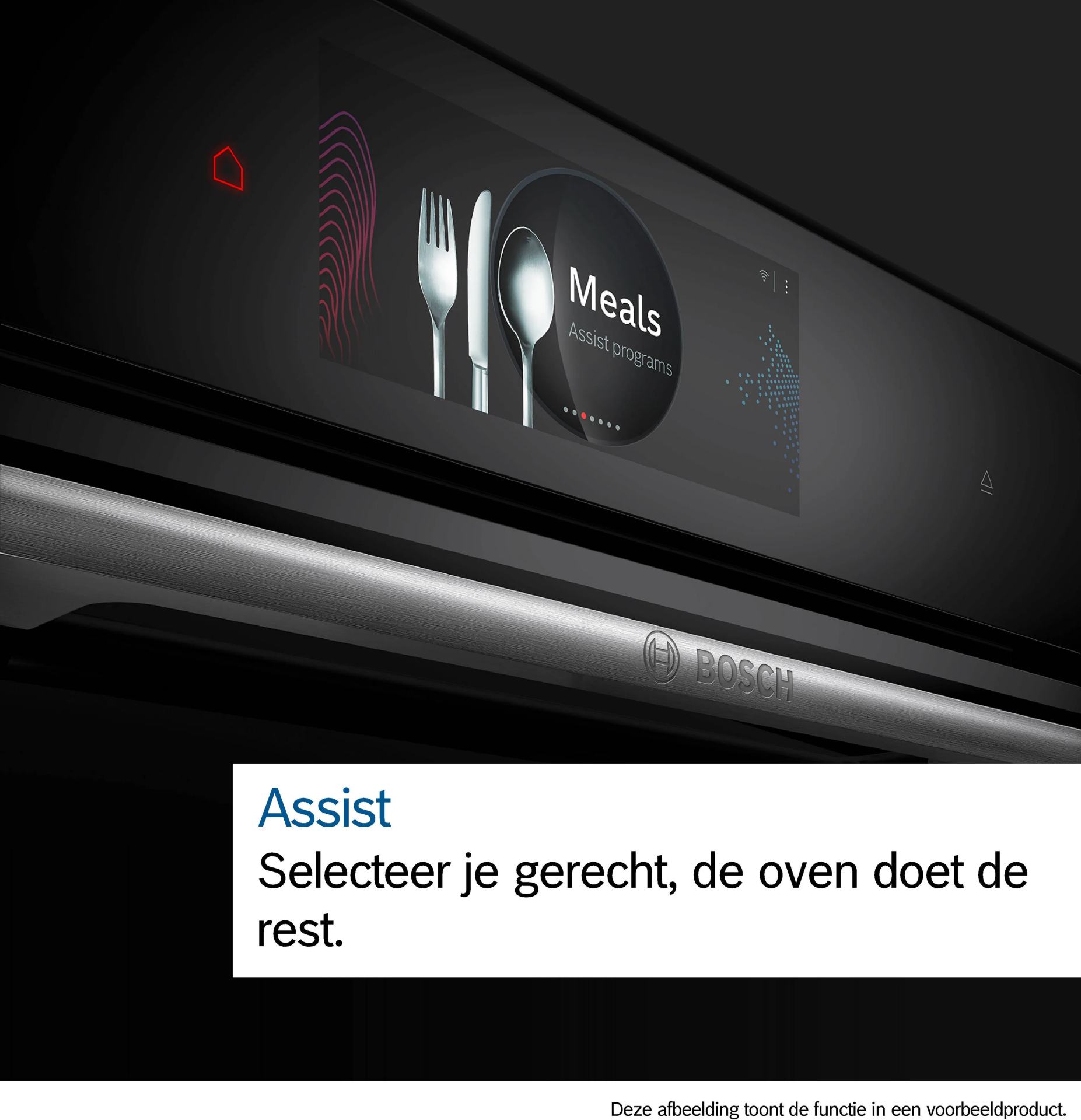 BOSCH SERIE 8 multifunctionele oven met microgolfoven - 60cm - HMG976KB1