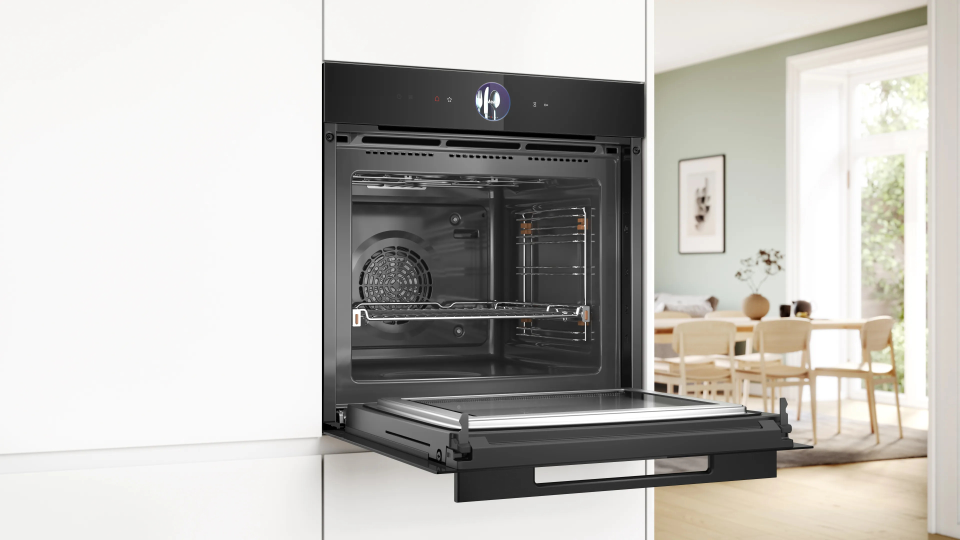 BOSCH SERIE 8 multifunctionele oven met microgolfoven - 60cm - HMG976KB1