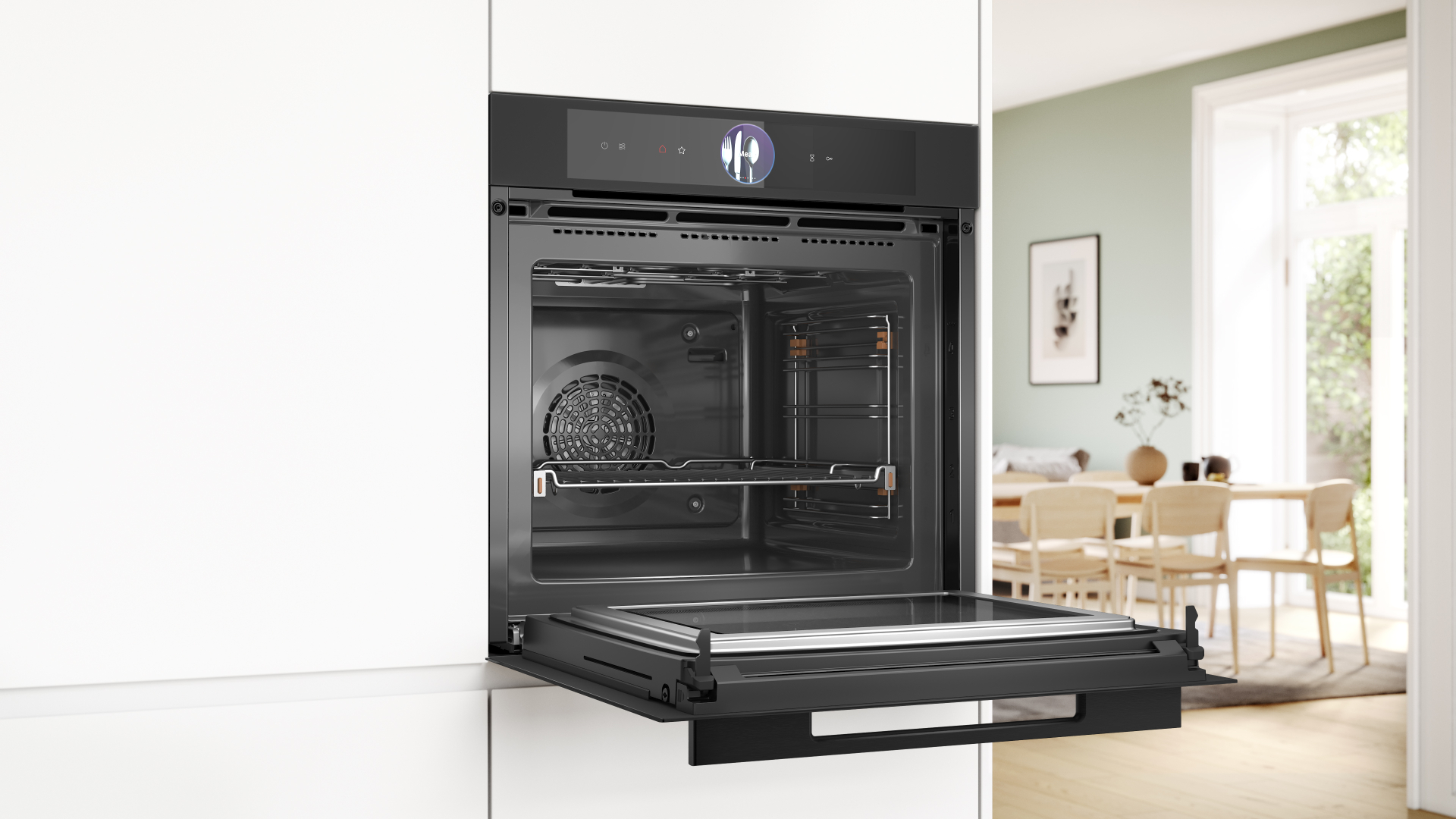 BOSCH SERIE 8 multifunctionele oven met microgolfoven - 60cm - HMG976KM1